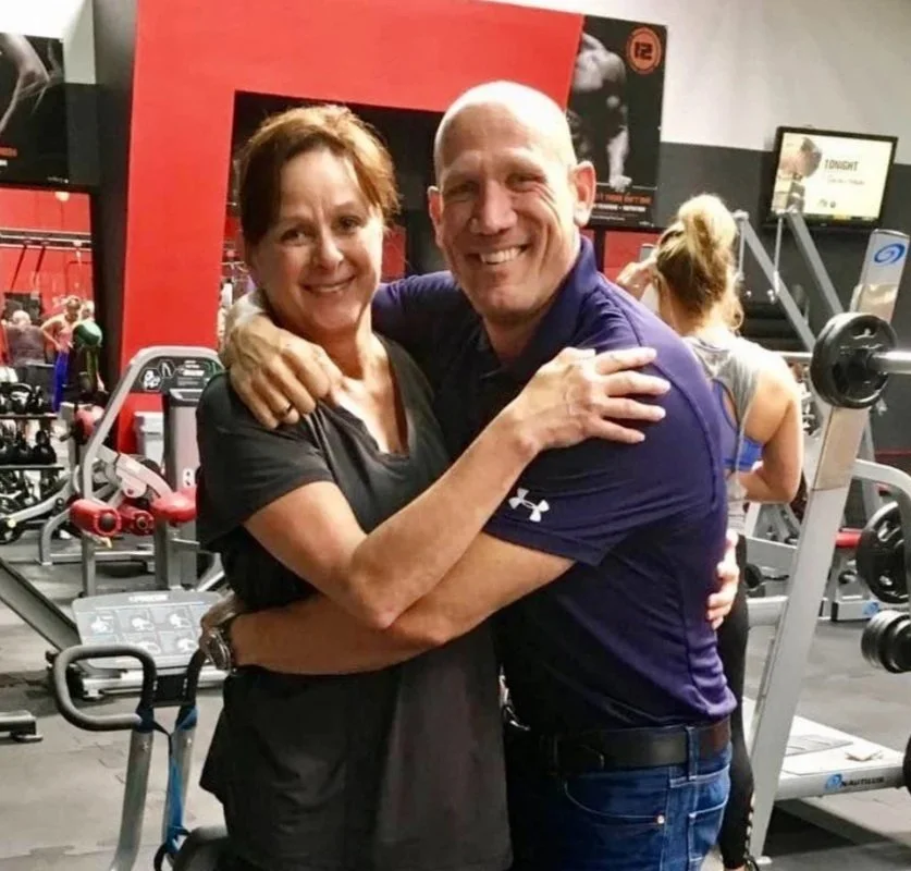 Jack Kenefick personal trainer with client at Ladera Fitness