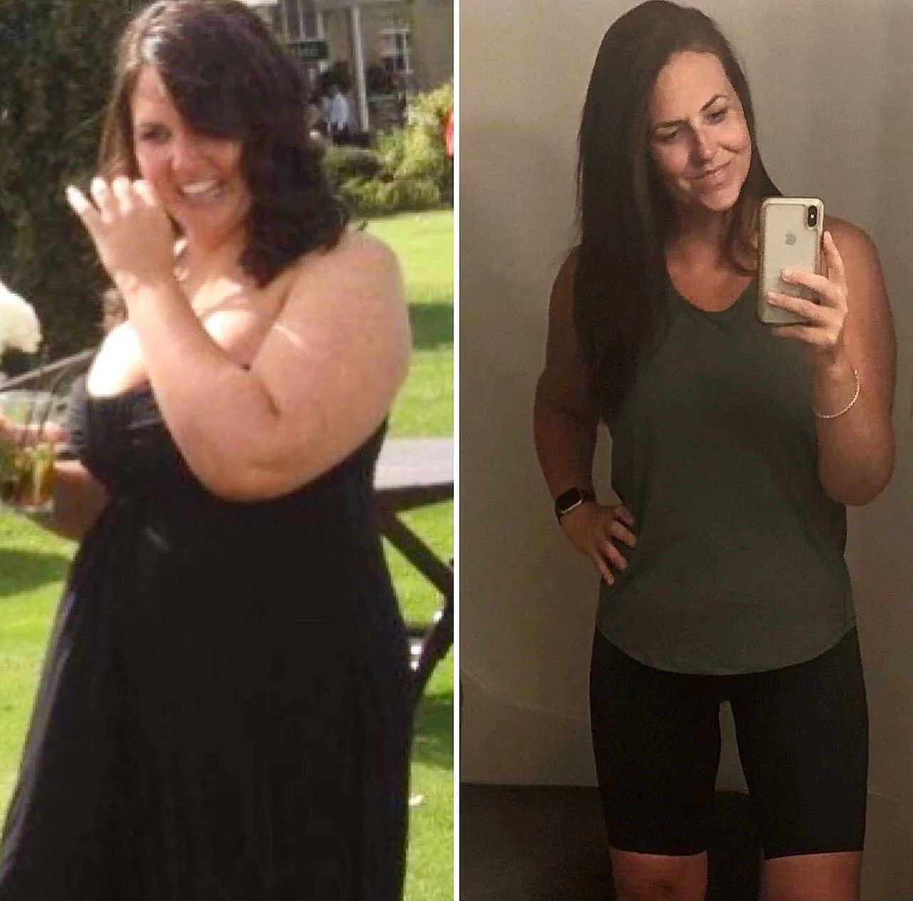 Client fitness transformation result